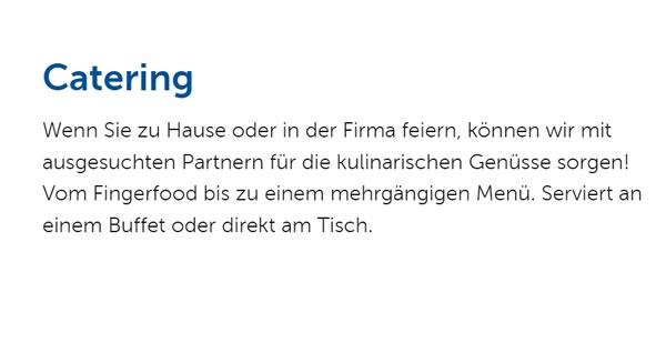 Catering für  Marzling